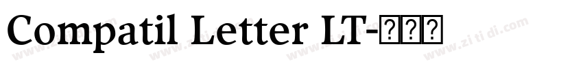 Compatil Letter LT字体转换